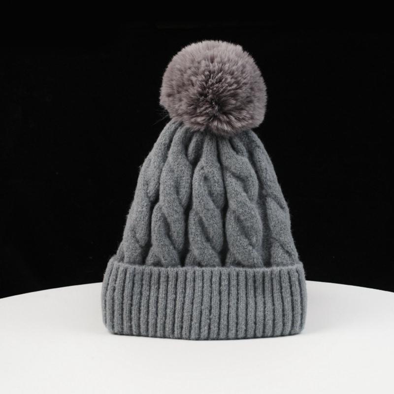 Warm Pompom Hat Autumn Winter Earflaps-Veeddydropshipping