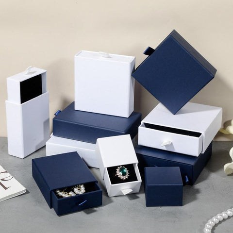 custom paper jewelry box gift packaging box printed  -JW0169-Veeddydropshipping