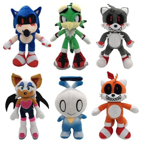 20-40 Cm Super Sonic The Hedgehog Soft Stuffed Plush Doll Cartoon-TB01565-Veeddydropshipping