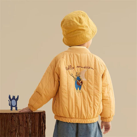Kids Clothing Girl Thickened Down Cotton Jacket-Veeddydropshipping