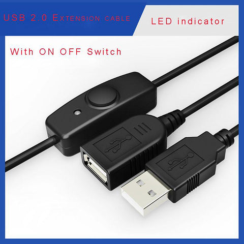 0.5/1m Data Sync USB 2.0 Extender Cord USB Extension Cable With -CE00049-Veeddydropshipping