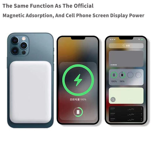 Portable Magnetic Wireless Power Bank External Battery Pack For iphone 13 12 14 Pro-PA00066-Veeddydropshipping