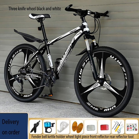 Mountain Biking Bicycle Adult Male Teen Female Variable Speed Trail Double -OS01015-Veeddydropshipping