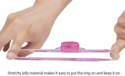 Vibrating Clitoral Stimulator Strong Penis Erect Cock Ring Cage Erection Enhance-BH01252-Veeddydropshipping