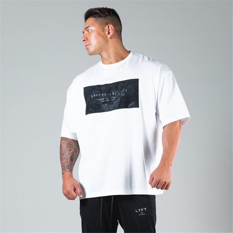 Brand Cotton Loose Fitness T-Shirt Gym