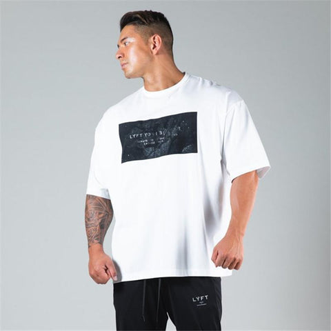 Brand Cotton Loose Fitness T-Shirt Gym