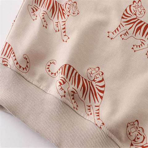 Jumping Meters New Arrival Autumn Spring Tigers Print Baby Sweatshirts Long-TB01343-Veeddydropshipping