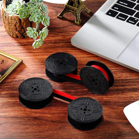 Typewriter Ribbon Twin Spool Typewriter Ribbon Red and Black Twin Spool Replacement Pack -CE00034-Veeddydropshipping