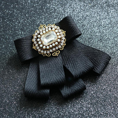 Fashion Women Bow Tie British Multi-layer-WF01253-Veeddydropshipping