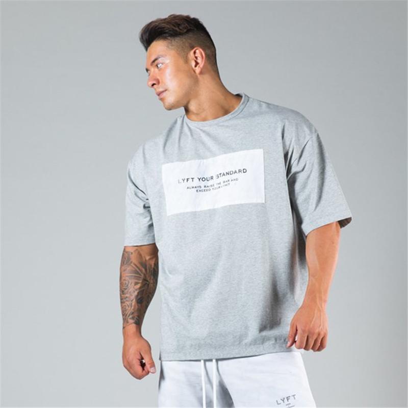 Brand Cotton Loose Fitness T-Shirt Gym