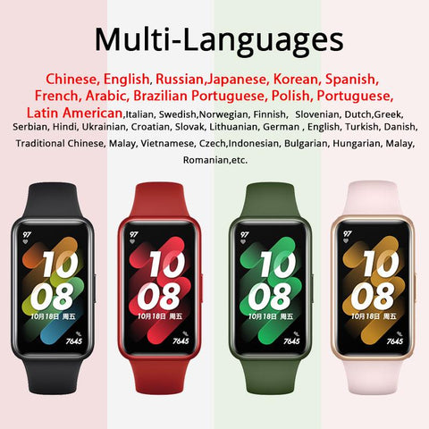 IN STOCK Original Huawei Band 7 Smart Band Blood Oxygen -CE00593-Veeddydropshipping