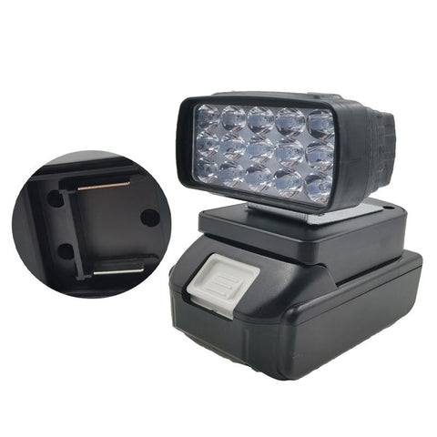 LED Work Light for Makita Battery Powered Light 8W LED Light Job Site Light for Makita -CE00239-Veeddydropshipping