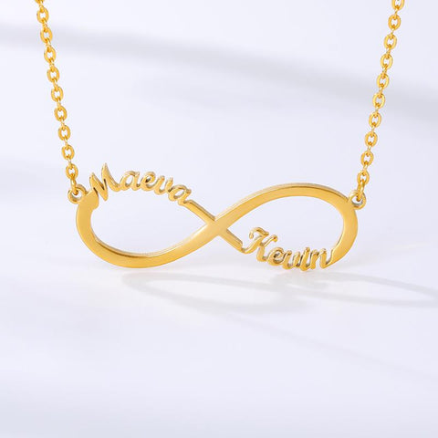 Stainless Steel Custom Name Necklaces With Heart Simple -JW01236-Veeddydropshipping