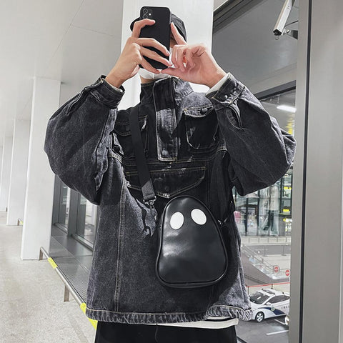 Bag Lovely Fun Devil Fashion Unisex Shoulder Handbags Small-BS00369-Veeddydropshipping
