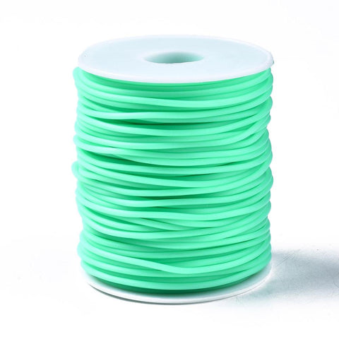 Hollow Pipe CordsSolid Rubber Tube Cord for jewelry making DIY -JW01585-Veeddydropshipping