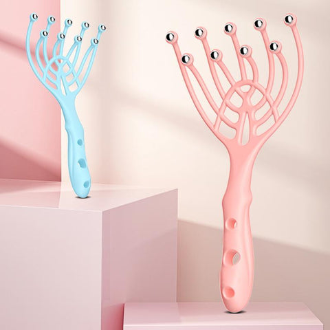 Roller Five Finger 9 Claws Steel Ball Hand Held Relax Spa Hair-BH01467-Veeddydropshipping