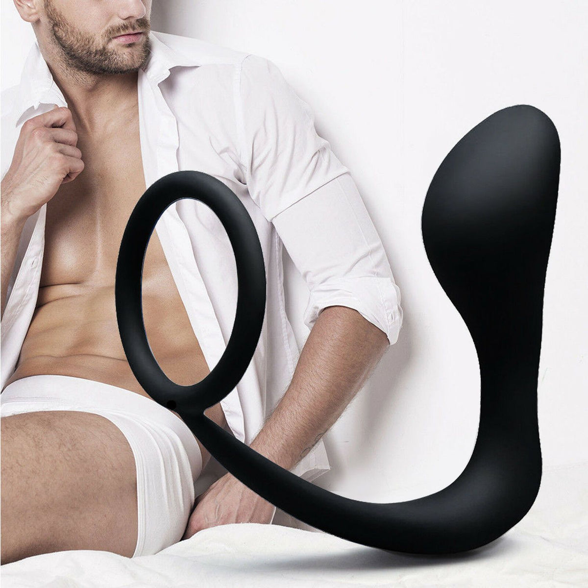 Anus Prostate Massage Organ Anal Plug Silicone Male Prostate Massager Adult -BH01288-Veeddydropshipping