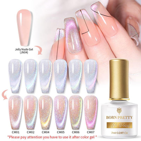 7ml 9D Laser Cat Magnetic Gel Nail Gel Pink Magnetic -BH00997-Veeddydropshipping
