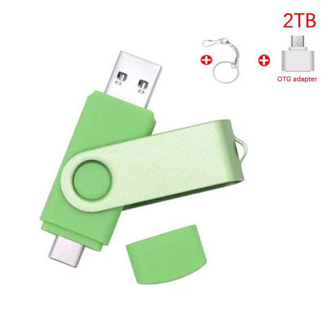 1PC High Speed 32GB 1TB/2TB Metal Pen Drive Usb Stick Usb Flash Drives Flash -CE01472-Veeddydropshipping
