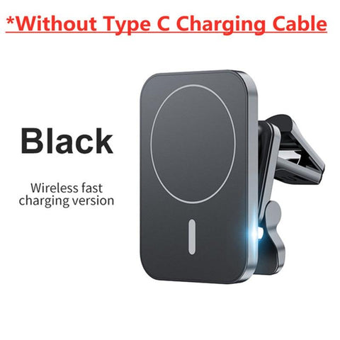 30W Magnetic Wireless Charger Car Air Vent Stand Phone Holder QI Fast Charging Station-PA01047-Veeddydropshipping