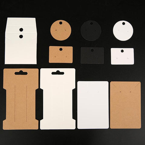 Cards Holder Paper Hairpin Necklace Display Cards Cardboard -JW01689-Veeddydropshipping