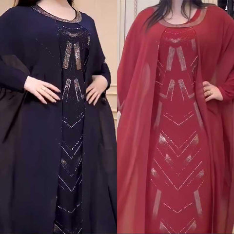 African Long Sleeve Long Dress Maxi Dress-Veeddydropshipping