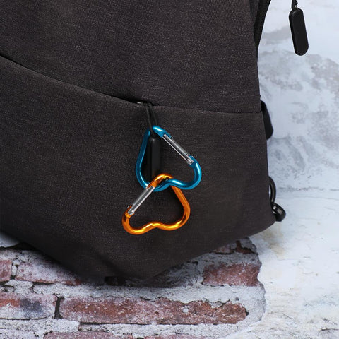 Heart-shaped Buckles Carabiner Water Bottle Hanging Clip-HA00044-Veeddydropshipping