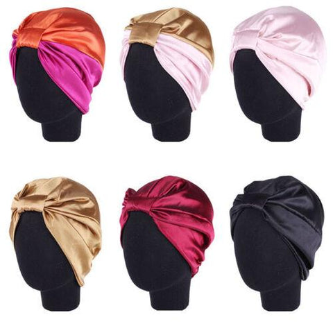 Women Silk Sleeping Cap-WF01077-Veeddydropshipping