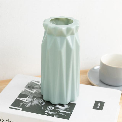 Flower Vase Home Origami Plastic Nordic Style-HA01816-Veeddydropshipping