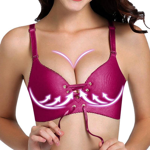 Sexy Bandage Straps Bra Underwear No Steel Ring-Veeddydropshipping