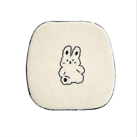 Four Seasons Ins Cute Lamb wool Seat Cover Three-piece-AM01528-Veeddydropshipping