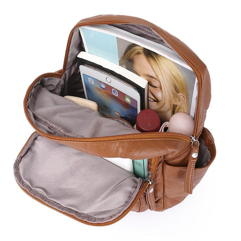 Backpacks for Girls Sac A Dos Daypack Vintage Backpack School Bags-BS00044-Veeddydropshipping