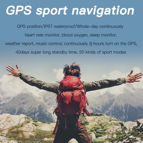 Smartwatch Compass Watch Sports Altimeter Heart -JW00835-Veeddydropshipping