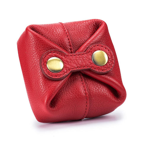 Leather Coin Purses Female Small Cowhide Wallets Lady Coin-BS00659-Veeddydropshipping