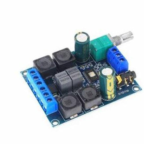 DLHiFi Mini Class T TA2024 2*15W DC 12V AUX In Full Frequency HiFi -CE00926-Veeddydropshipping