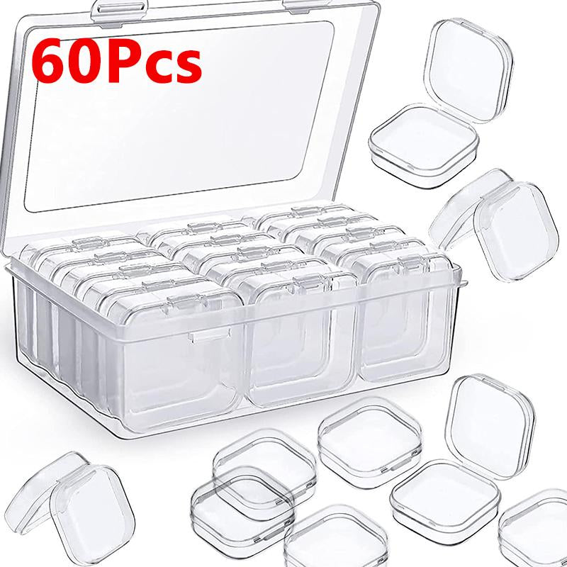 Storage Box Transparent Square Plastic Box  Jewelry Packaging -JW01726-Veeddydropshipping