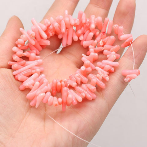 Natural Stone coral beads for Jewelry Making  DIY -JW01551-Veeddydropshipping