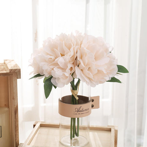 Silk Artificial Peony Bouquet Flowers Decoration-HA00719-Veeddydropshipping