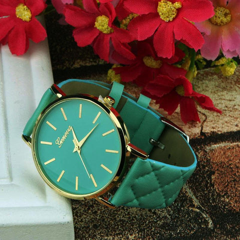 Simple  wristwatch  Checkers Quartz Elegant watches clock -JW00979-Veeddydropshipping