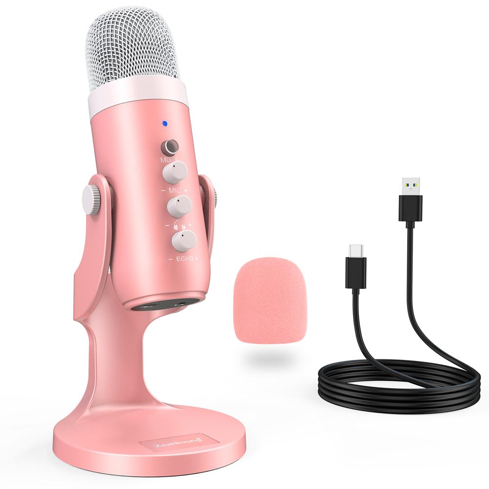K66 USB Condenser Gaming Microphone Professional Podcasting Mic -CE01152-Veeddydropshipping