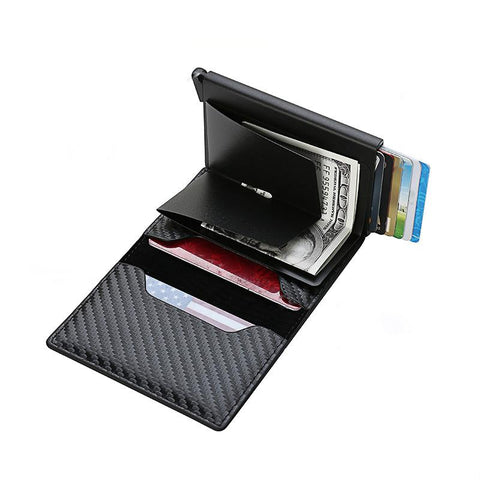Clips Purse Business Bank Credit Card Holder Men Wallet-BS00589-Veeddydropshipping