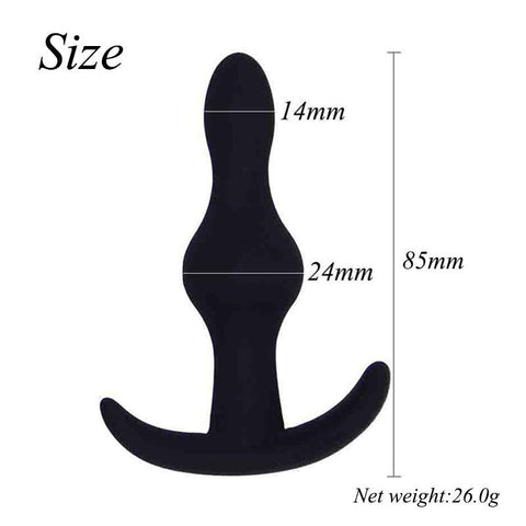Silicone Anal Plug Butt Plug Open Expander Dildo Prostate Massager Anal Dilator -BH01309-Veeddydropshipping