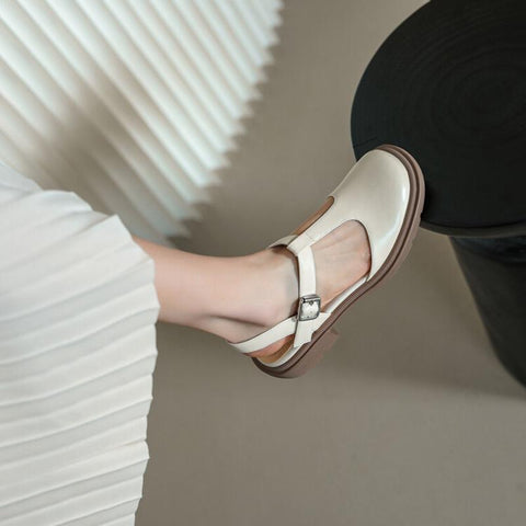 Toe Chunky Heel Women Sandals Women Mary Janes Split-BS00875-Veeddydropshipping