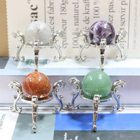 Metal Crystal Ball Holder Stand Sphere Base-HA00302-Veeddydropshipping