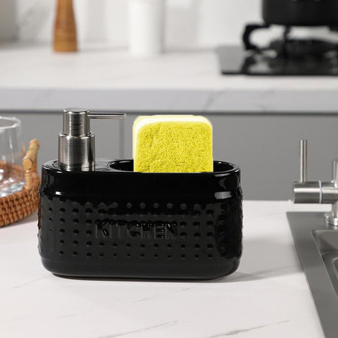 Dish Soap Dispenser with Sponge Holder-HA01024-Veeddydropshipping