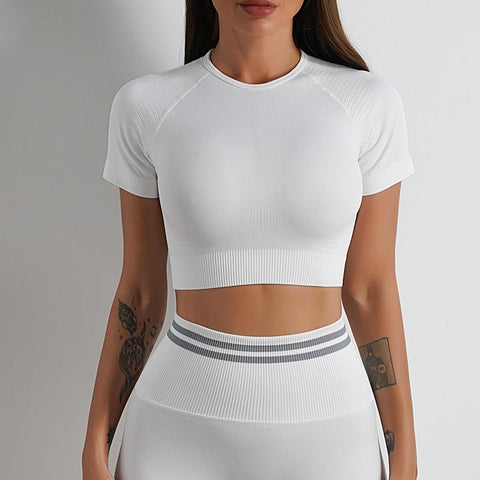 Seamless Women Yoga Set Workout Sportswear Gym Clothing Sport Set Women -OS00832-Veeddydropshipping