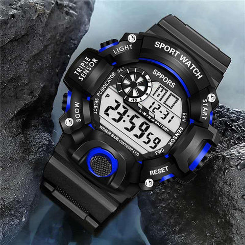 Fashion Sports Electronic Watch New Waterproof-JW00733-Veeddydropshipping