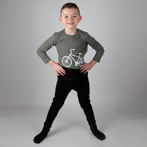 Boy and girl bike tee top kids t-shirt summer short sleeves and long-TB01116-Veeddydropshipping