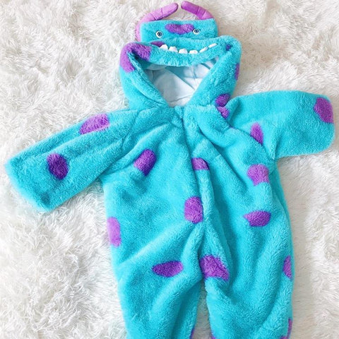 Disney James P Sullivan Monster Cartoon Pajamas Suit Children Thick-TB01067-Veeddydropshipping