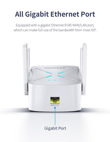 Wireless Repeater Extender With 4 Antenna-CO01325-Veeddydropshipping